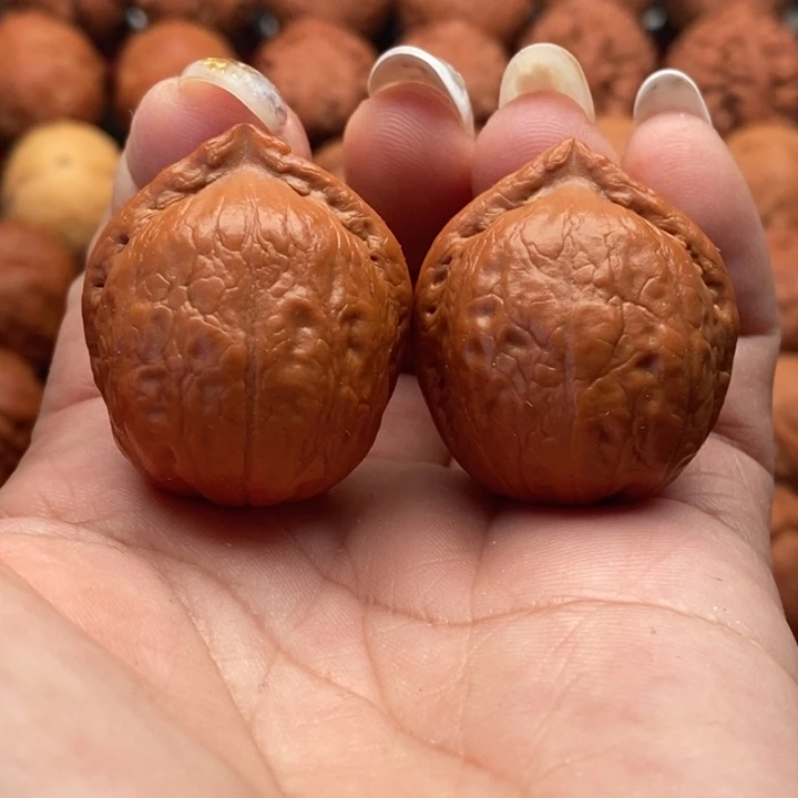 核桃精品文玩核桃手捻小官帽