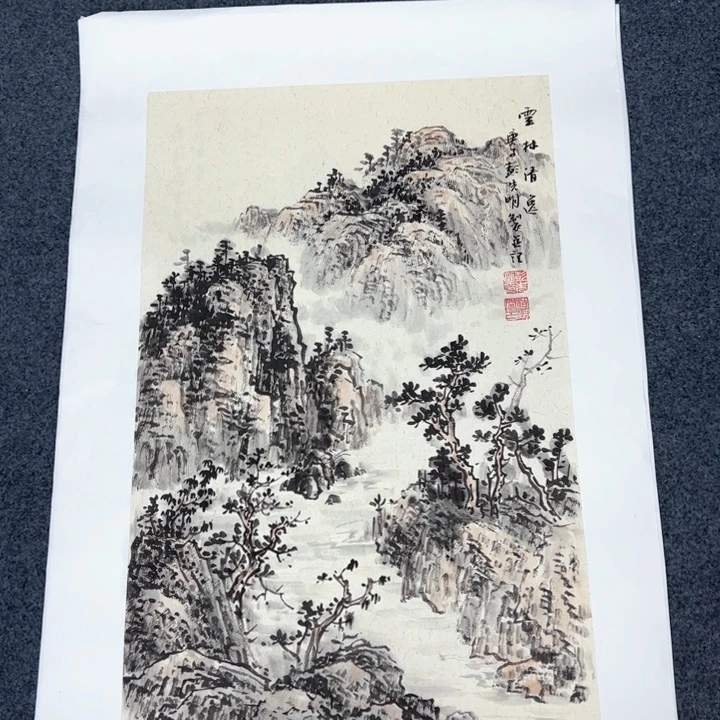 国画纯手绘作品欣赏图