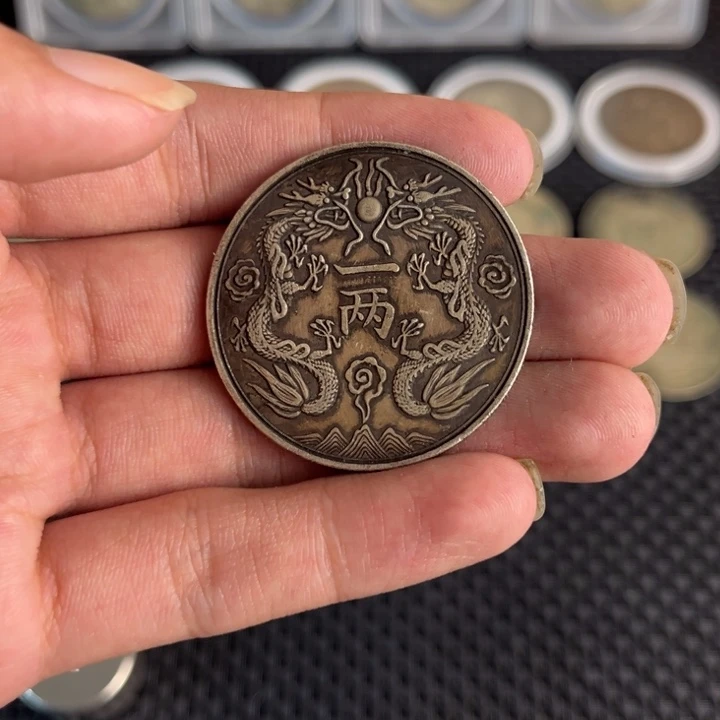 金属大头龙洋船洋工艺品