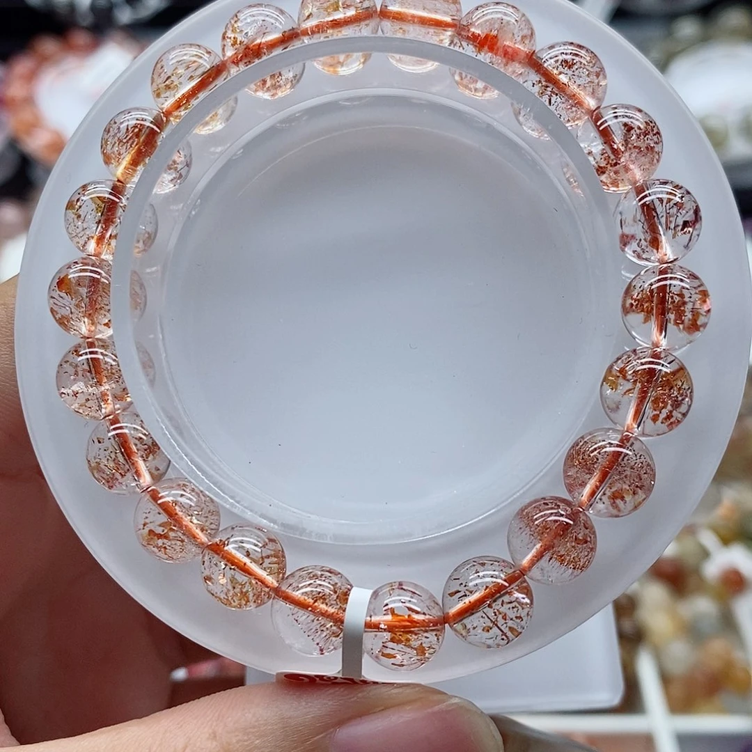 未镶嵌手链水晶金草莓