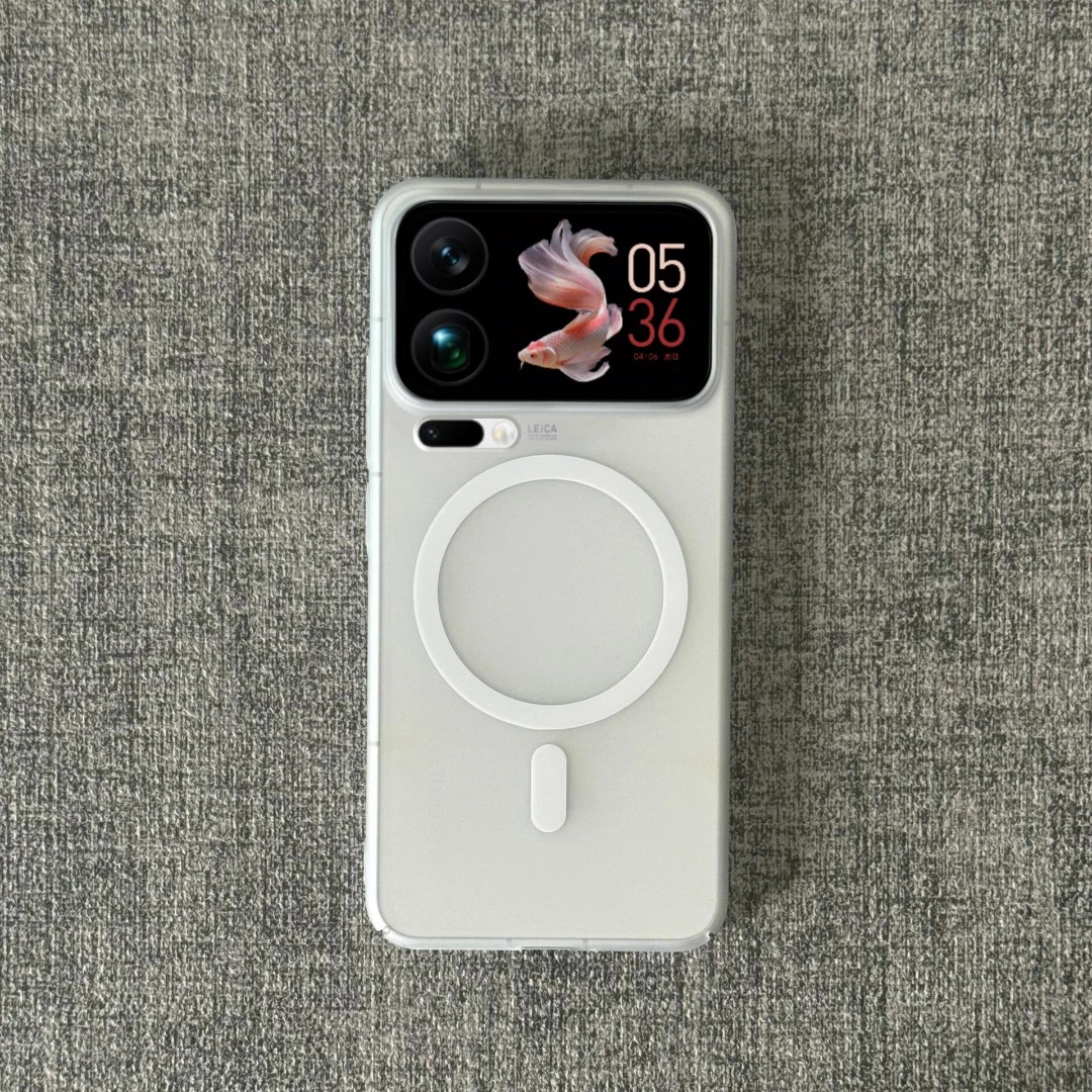 磁吸磨砂半透适用小米17Promax手机壳超薄小米17Pro/15防摔硬壳