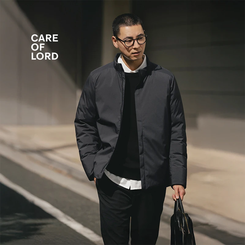 CARE OF LORD丨大都会丨冬季男士通勤立领鹅绒羽绒服965203