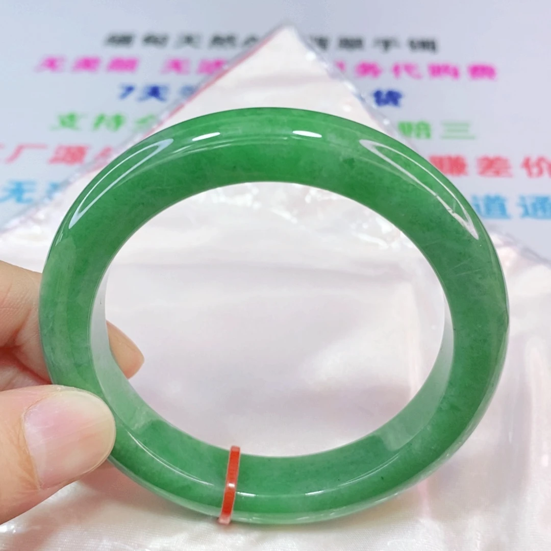 未镶嵌手镯翡翠56.8圈口正圈