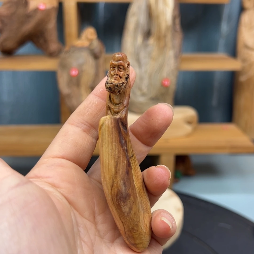 柏木崖柏木摆件手把件47