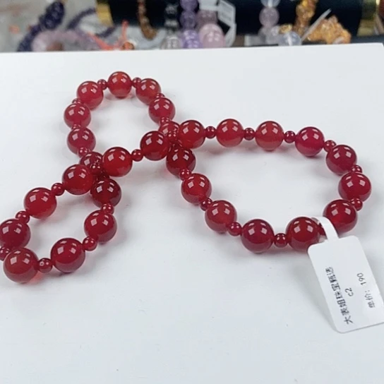 未镶嵌手链水晶红玛瑙