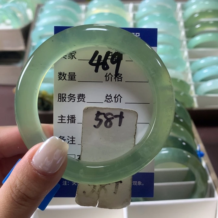 未镶嵌蛇纹石玉手镯469