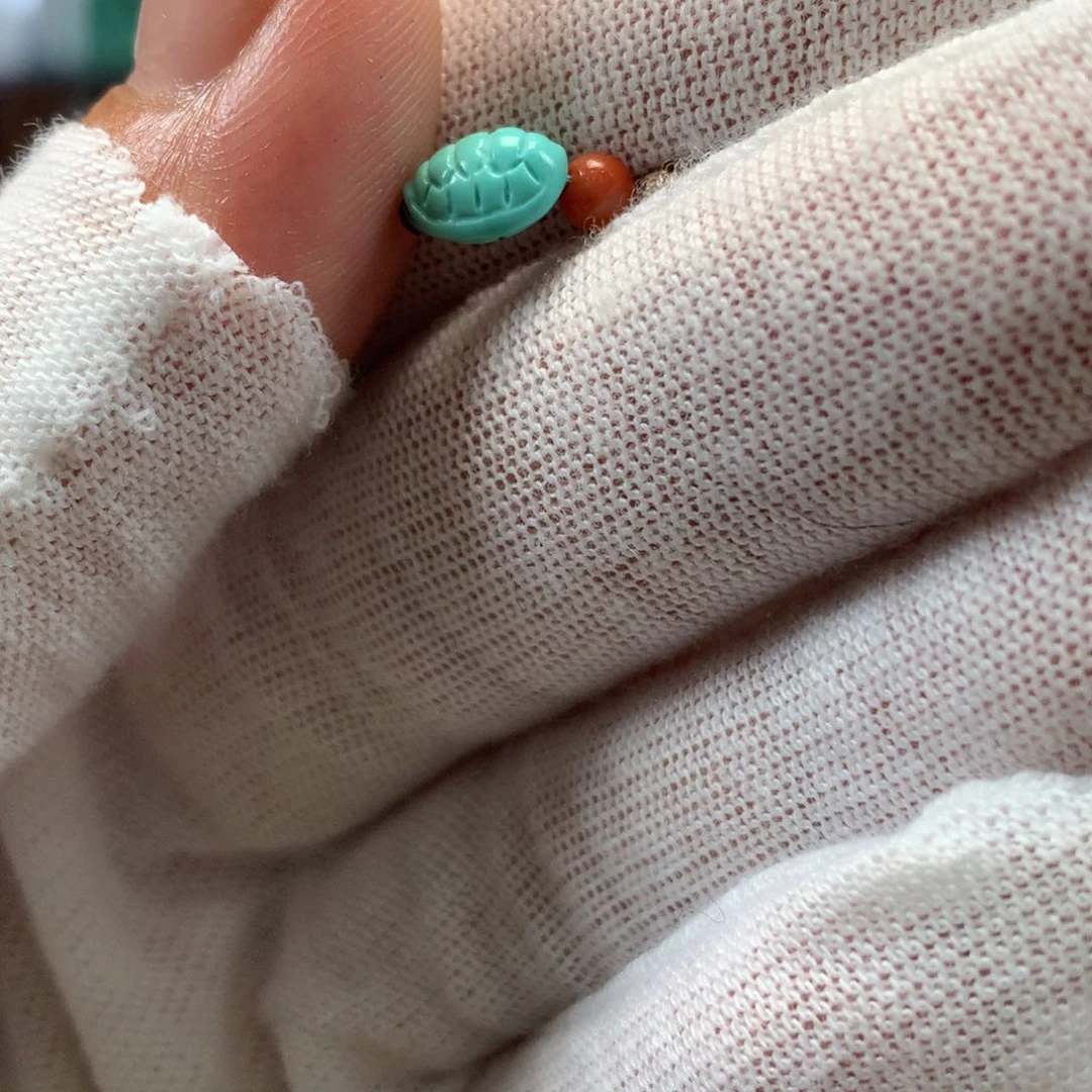 绿松石未镶嵌挂件