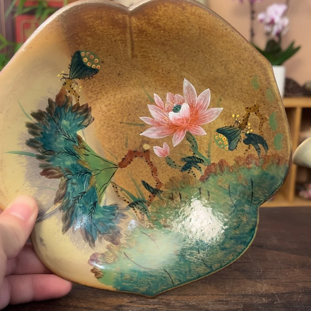 景德镇柴烧手工手绘茶具