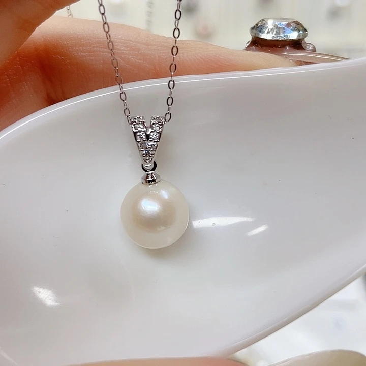 淡水珍珠合金吊坠(赠链)