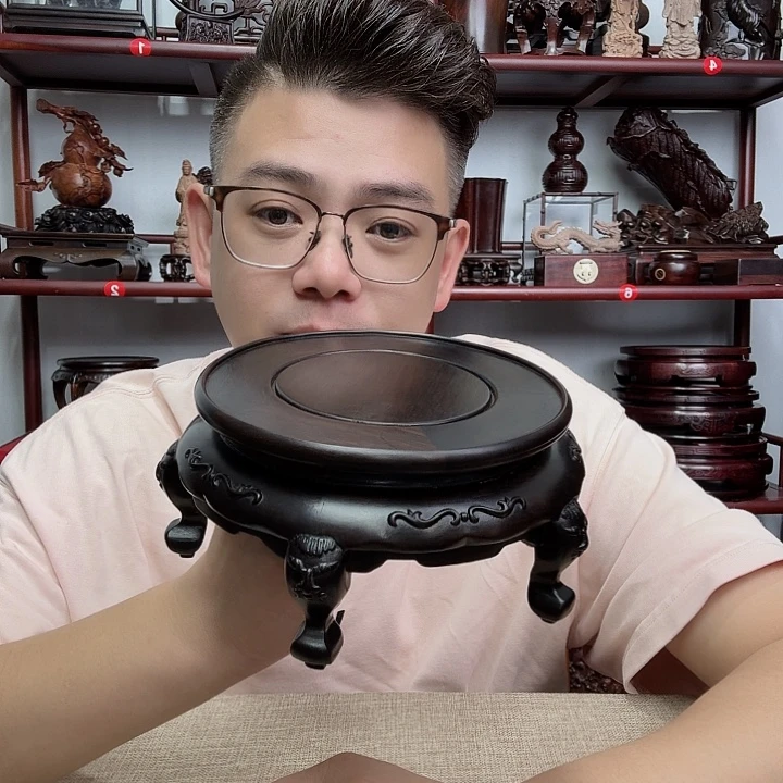 紫光檀工艺品底座