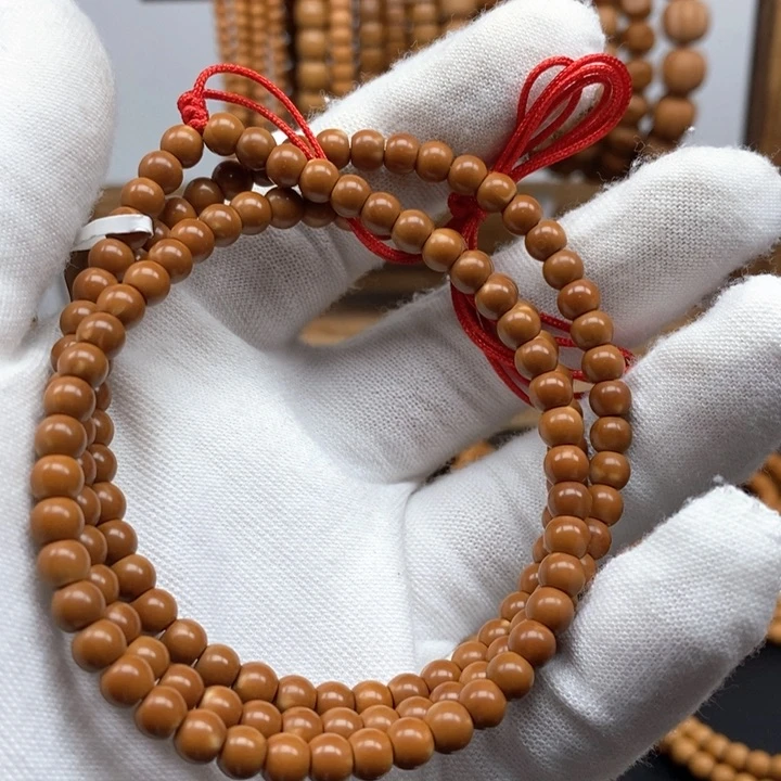 橄榄核手串/手链星****05.3老挝圆珠老型脖挂