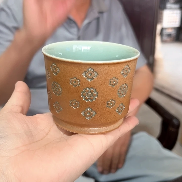 龙泉云间青瓷小米茶器