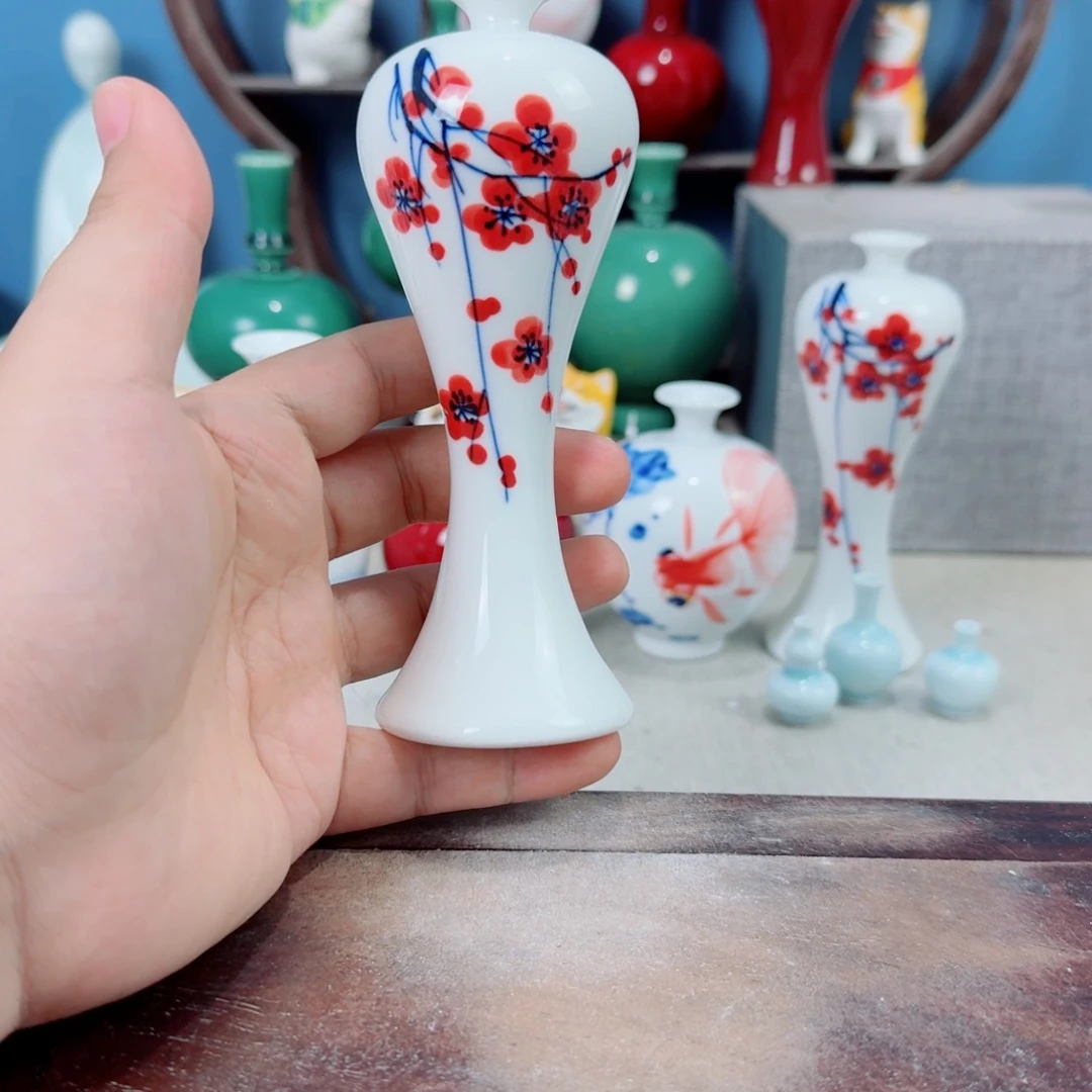 陶瓷手工小花器摆件