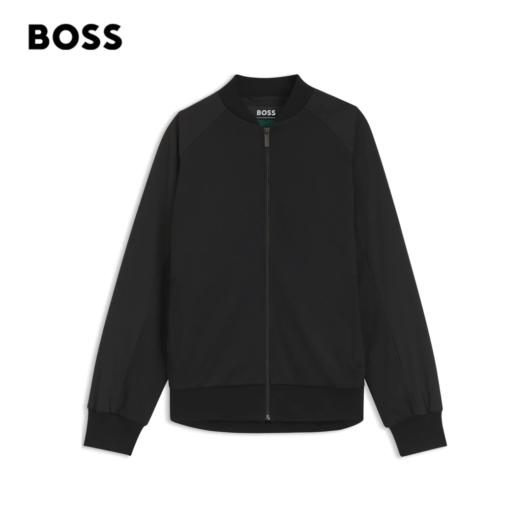【阿斯顿马丁联名】BOSS博斯男士26年秋新款飞行员风格夹克50565023