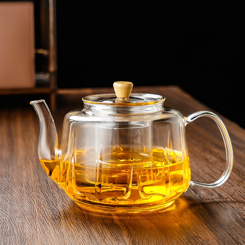 家用煮茶器玻璃壶煮茶炉把手壶煮茶壶茶具加厚家用煮茶器玻璃壶