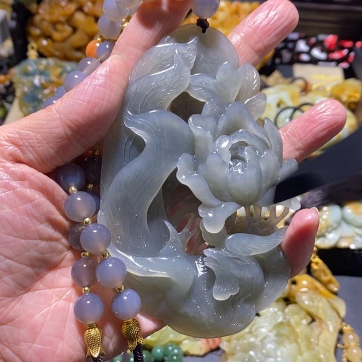 岫玉岫玉吊坠未镶嵌