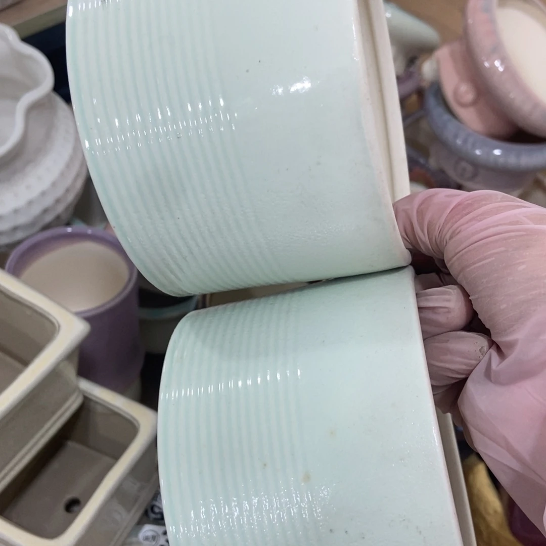 红陶高温陶瓷花盆