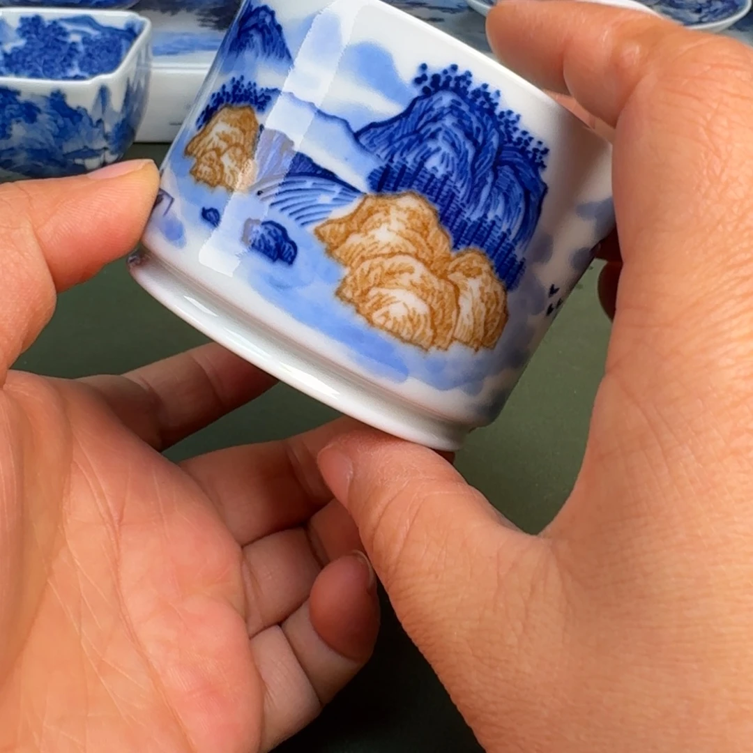 瓷景德镇春手绘茶圆圆214