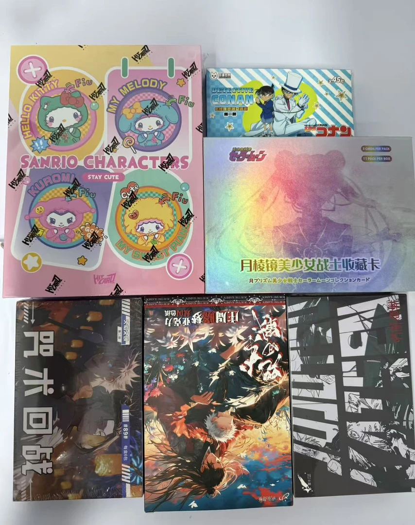 橙子【整盒推推乐】多IP大合集二次元动漫色纸吧唧卡牌周边