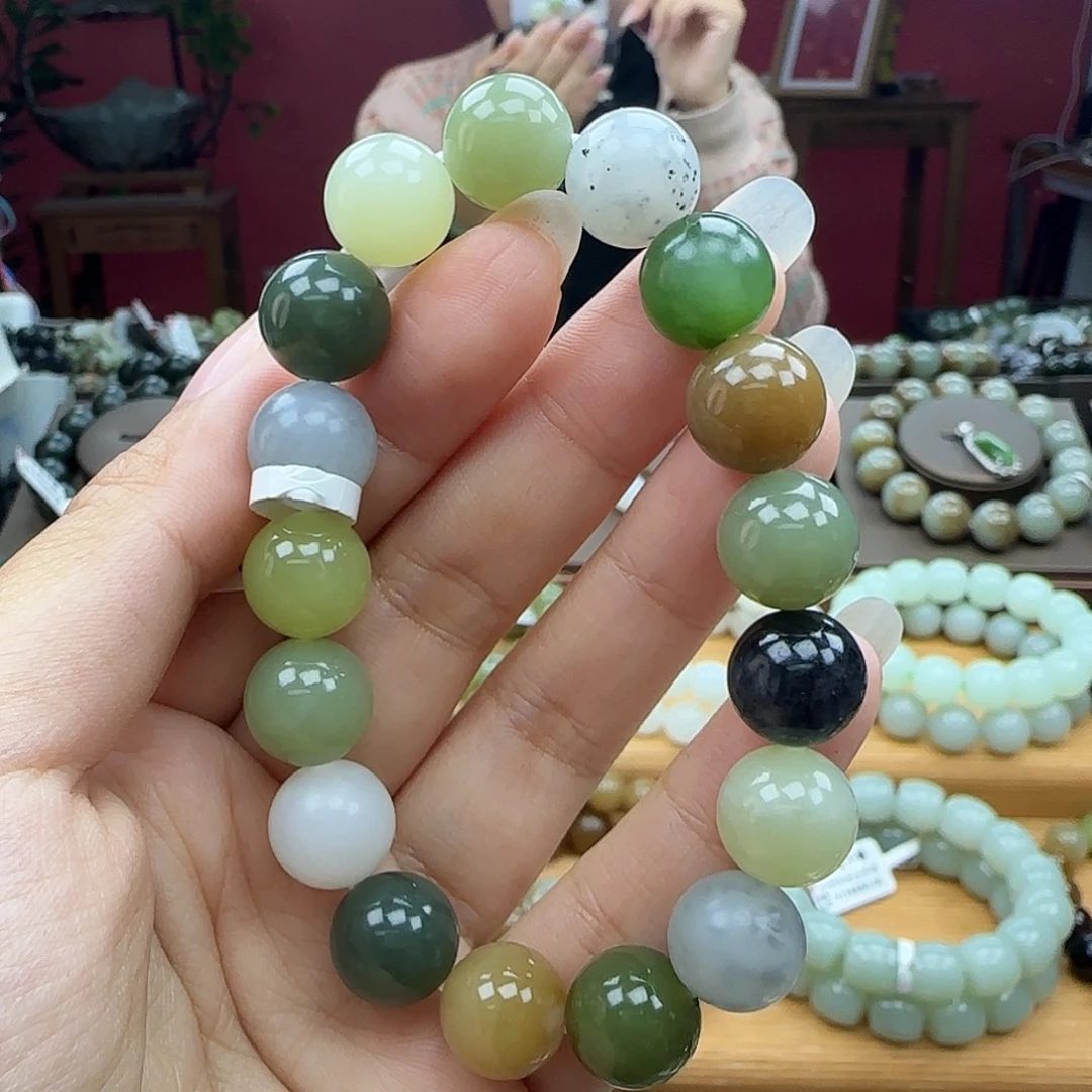 和田玉未镶嵌手链