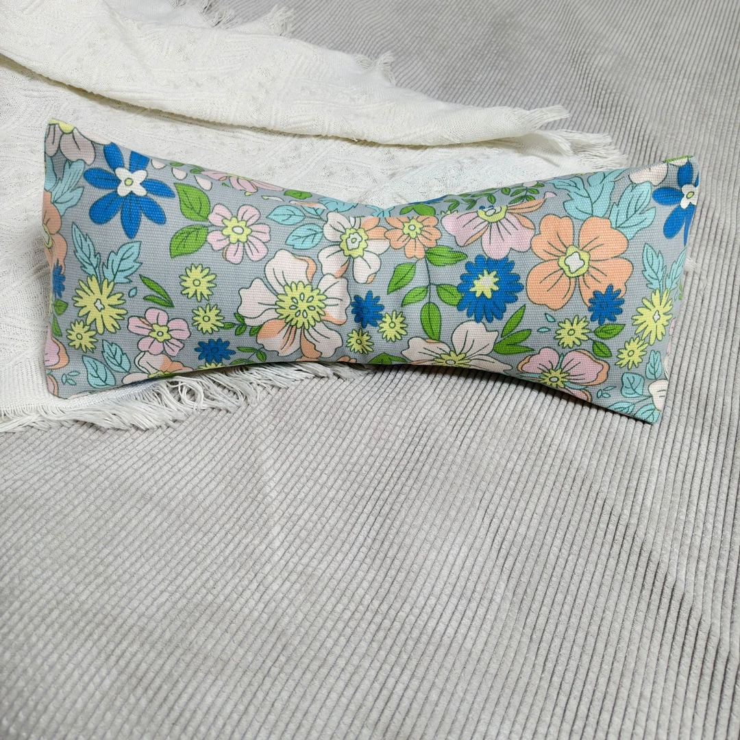 全熟决明子填充三角枕养生枕颈椎枕缓解疲劳老粗布颈椎枕硬枕