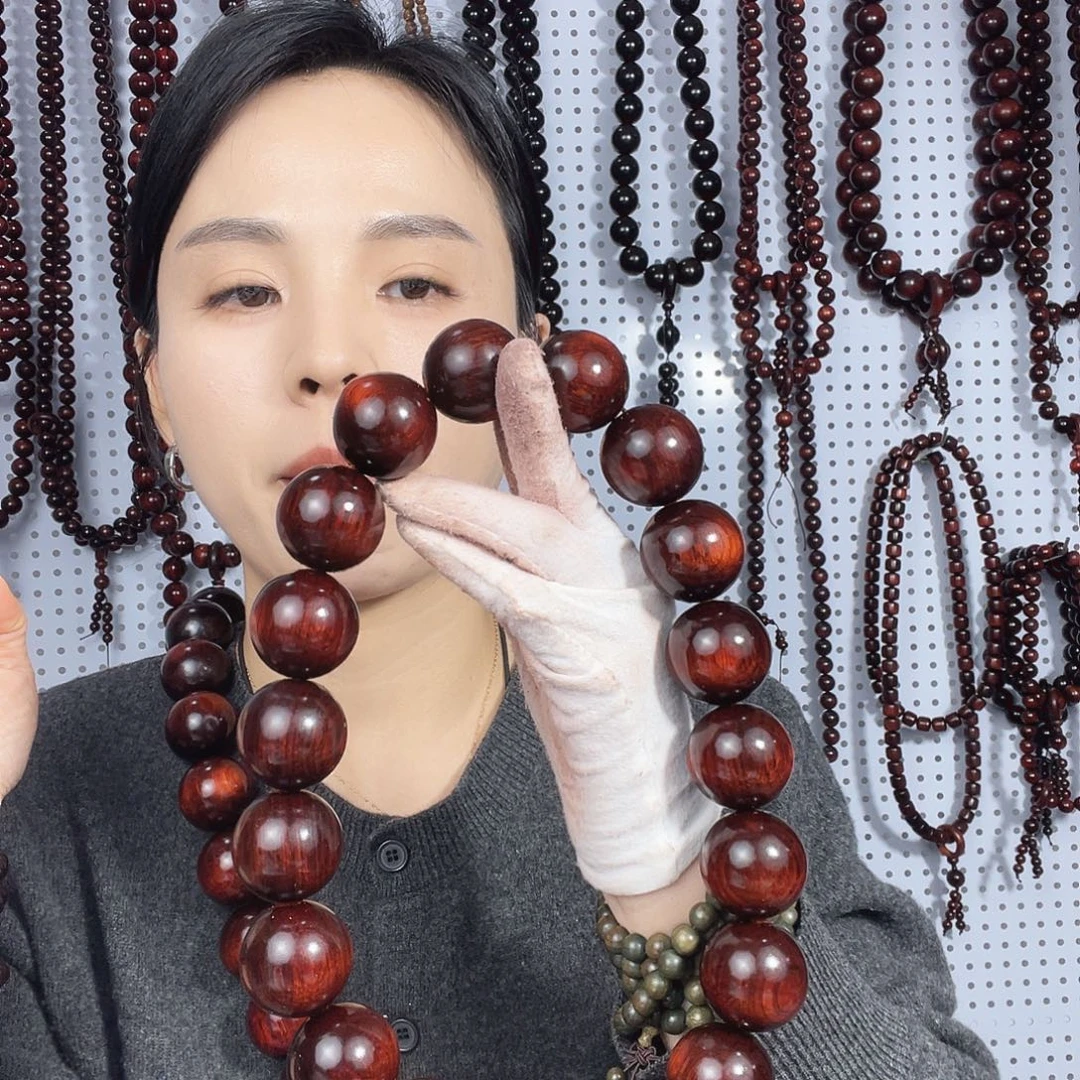 紫光檀紫檀木3.0手持