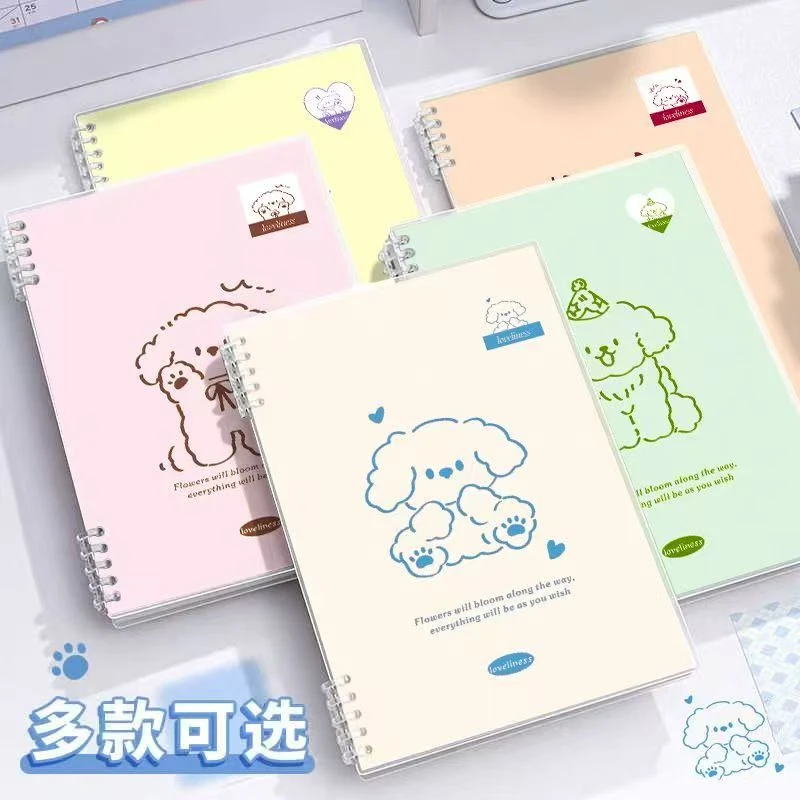 活页可拆卸线圈笔记本a5本子高颜值b5简约记事本