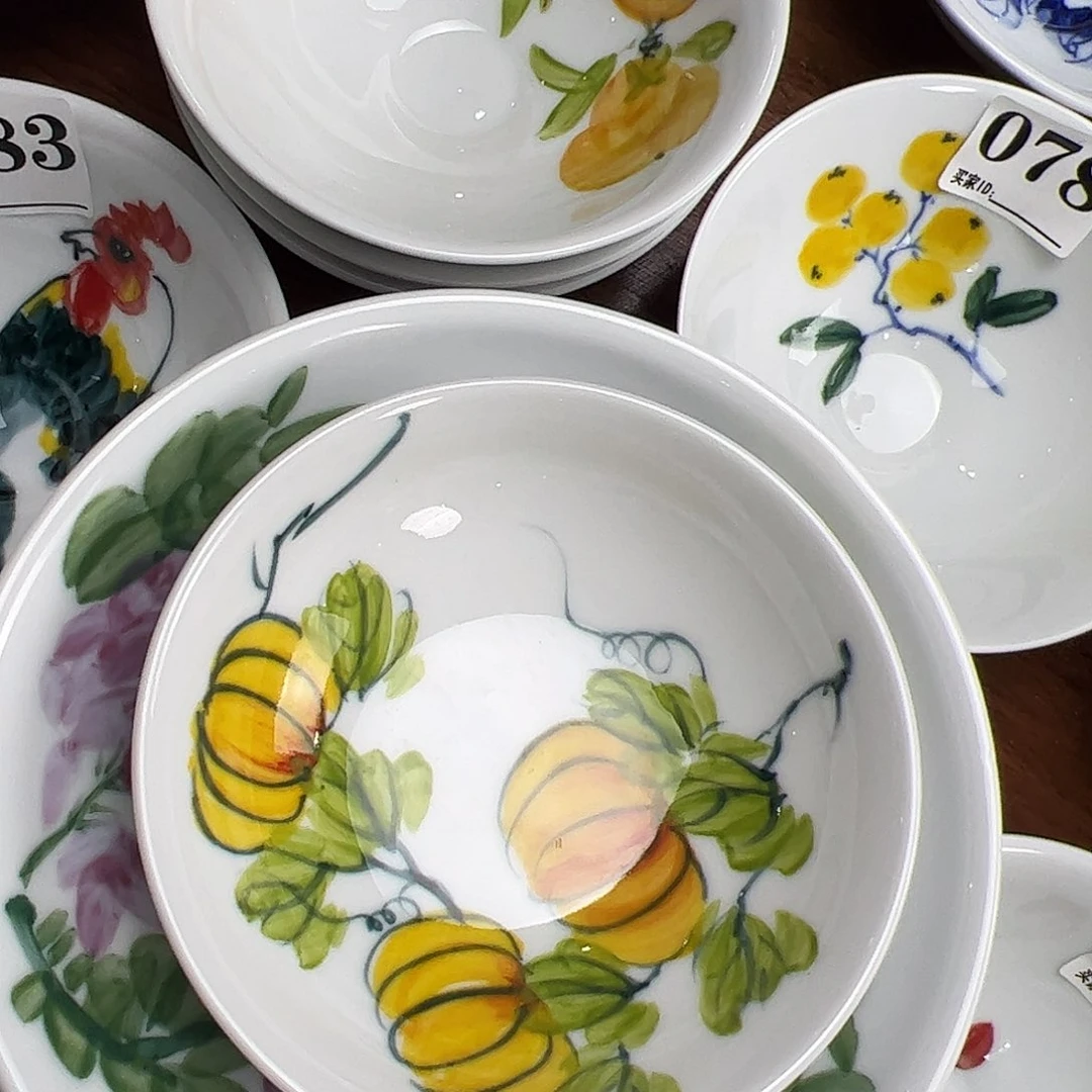 瓷片靖***景德镇陶瓷手工手绘制作