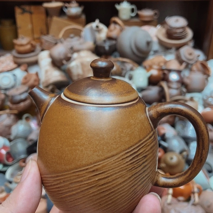 柴烧老岩泥高端茶器