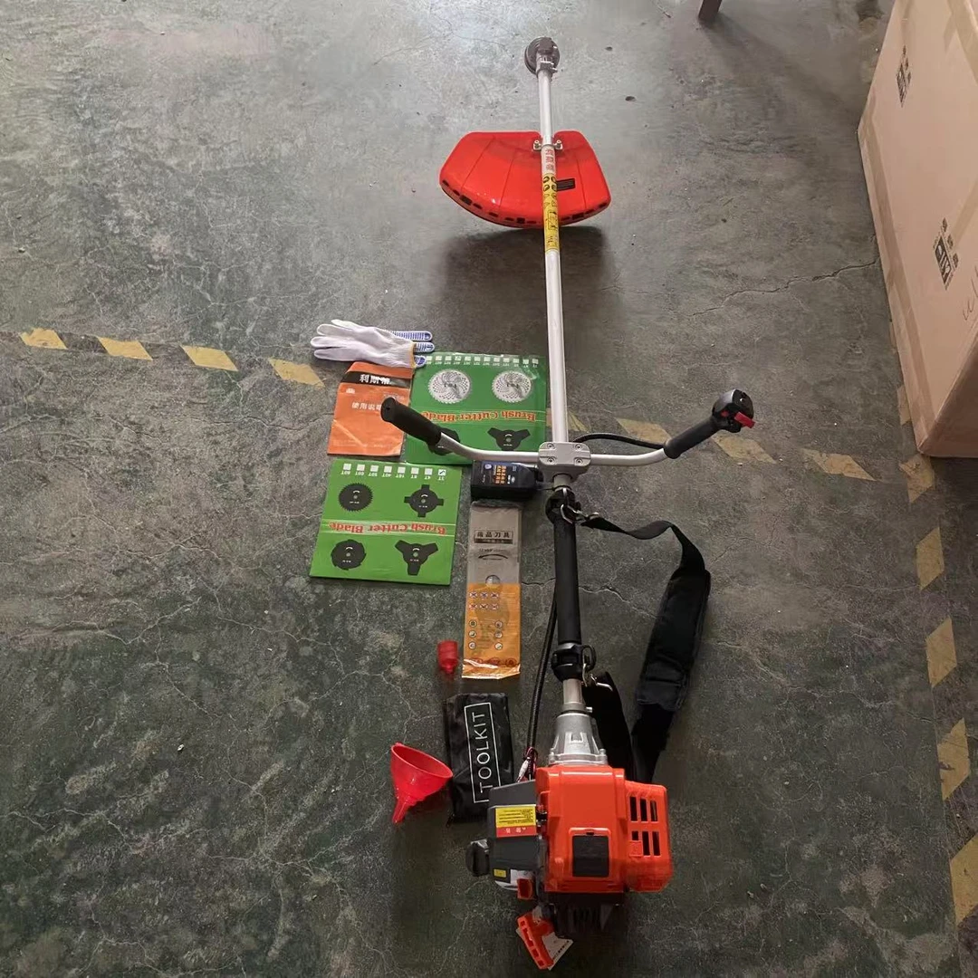 利斯蒂侧挂式四冲程割草机全套大礼包橘黑款