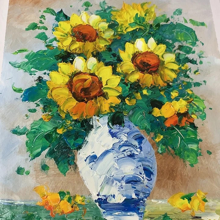 油画50*60手绘油画