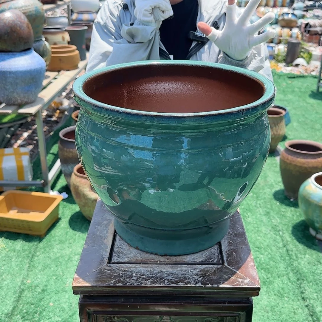 紫砂花盆王嫂花盆直播0617-123高28口34