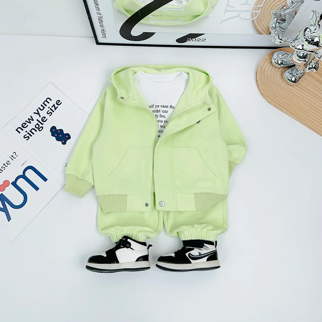 男童套装2025新款春装儿童春秋季两件套潮 WG28152 悠悠童话童装