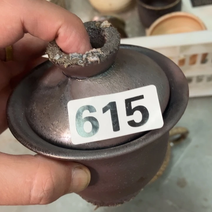 柴烧茶具茶杯大放漏