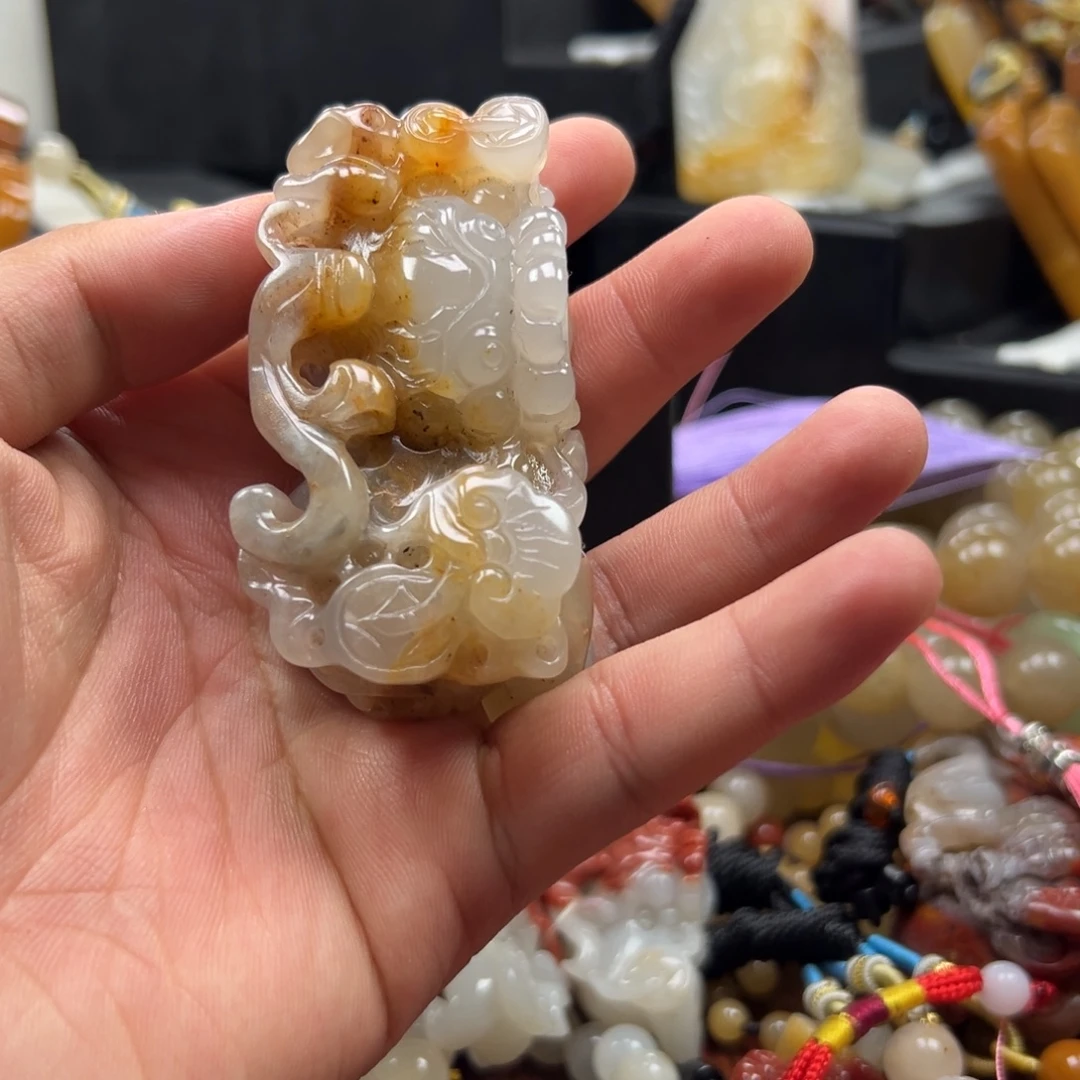 石英质玉（黄龙玉）未镶嵌多选一发货