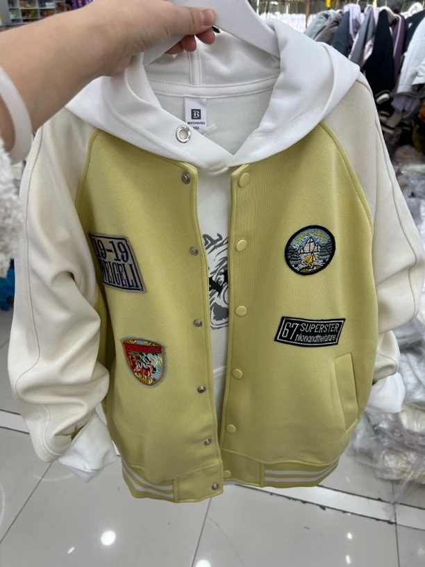150到180号吗布贴画棒球服童装外套