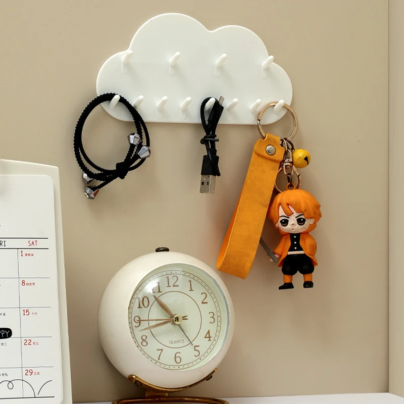 首饰免打孔挂架小清新挂钩墙面创意潮流首饰架置物架发夹首饰挂架