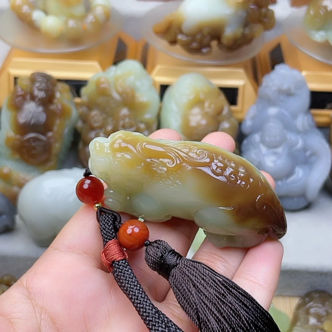 【闪购商品】未镶嵌和田玉挂件真****字