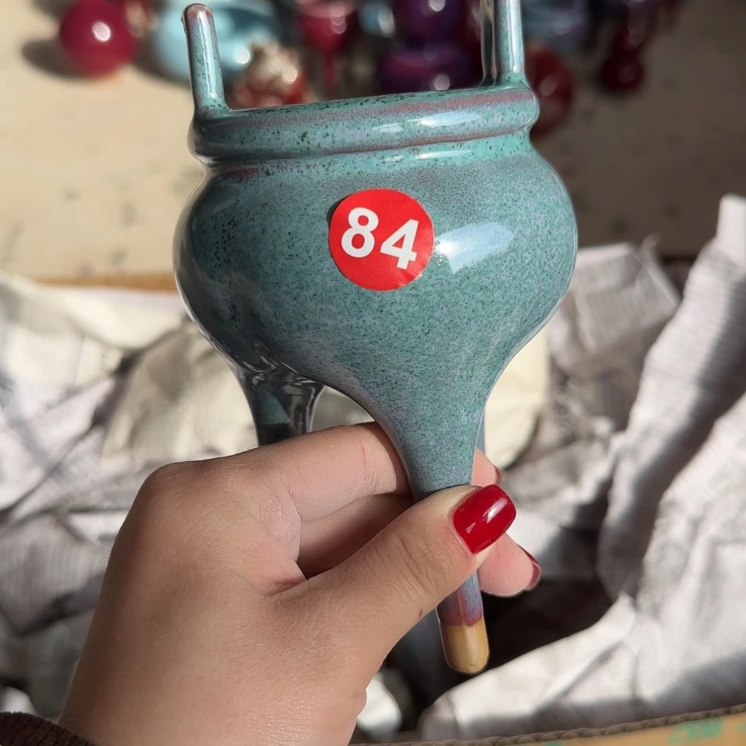 陶摆件郑家钧窑摆件