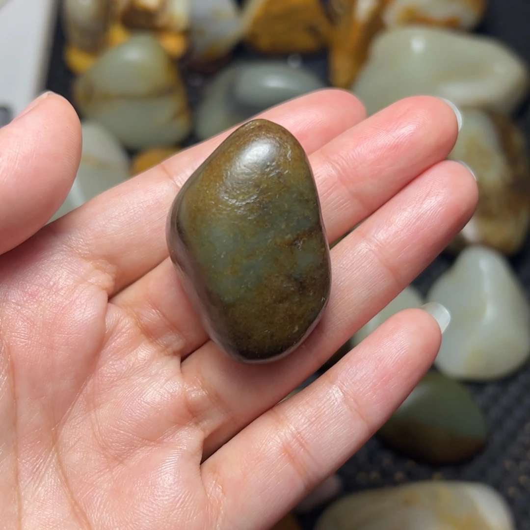 和田玉未镶嵌挂件A62