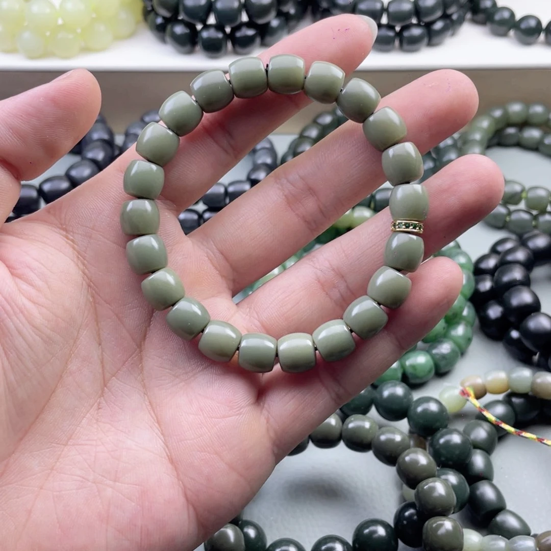 和田玉手串未镶嵌