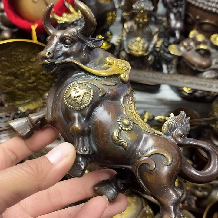 顺顺利利，铜器摆件