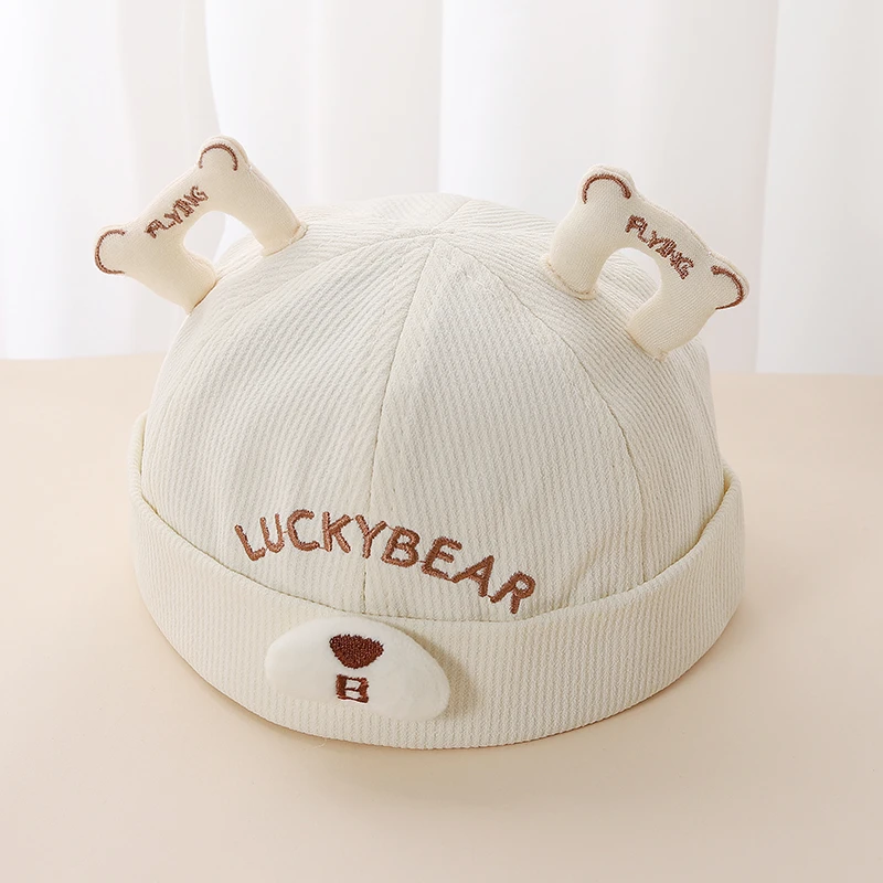 薄款婴儿帽子春季宝宝地主帽可爱男女童遮阳帽婴幼儿瓜皮帽夏天萌