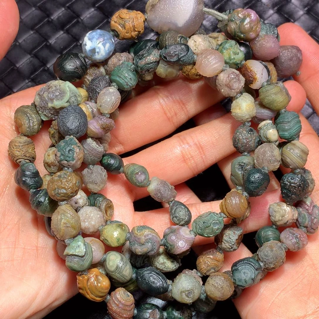 未镶嵌玛瑙/玉髓珠宝半成品