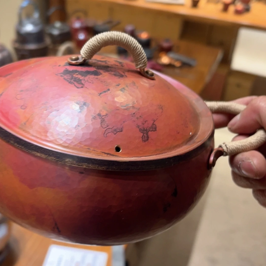 单人15淬火色锅手工锻打工艺