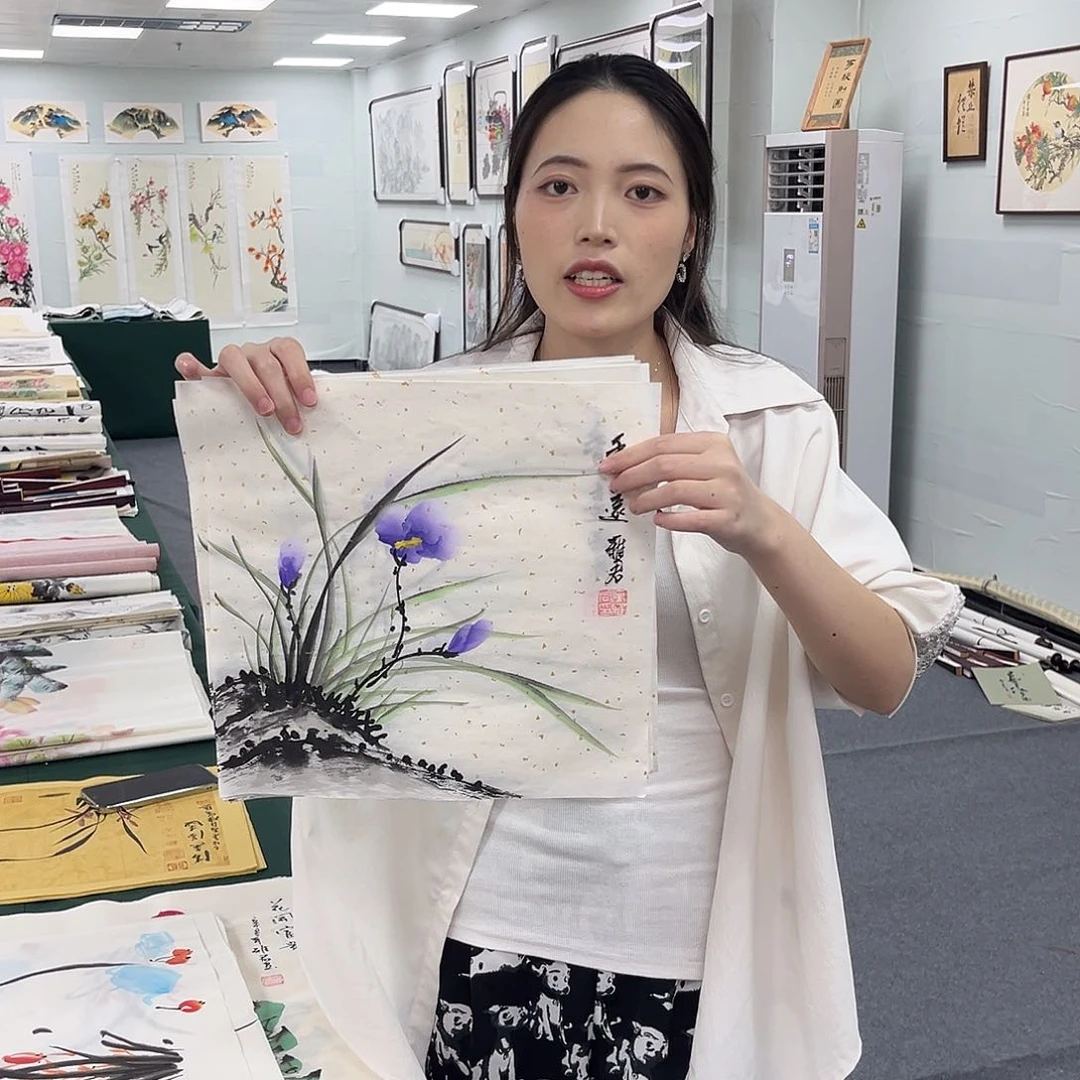国画国画作品宣纸纯手绘