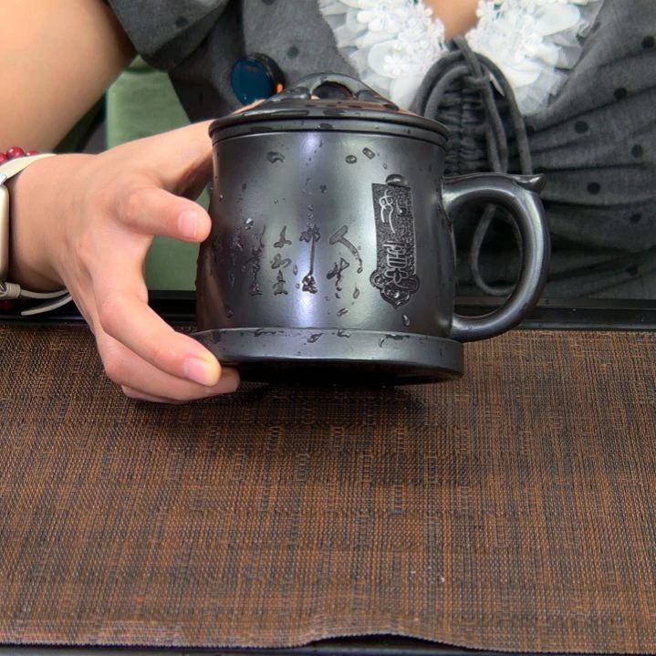 茶杯紫砂高货放漏
