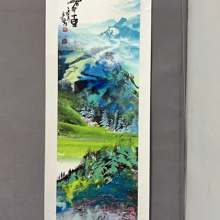 国画亲笔手绘放心去藏