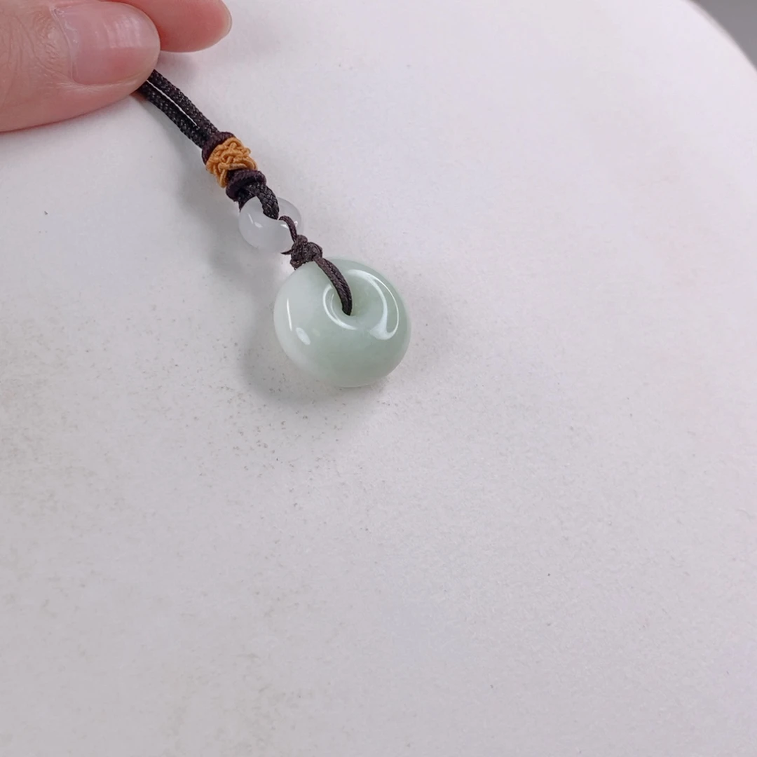 蓝田玉（蛇纹石化大理石玉）颈饰未镶嵌