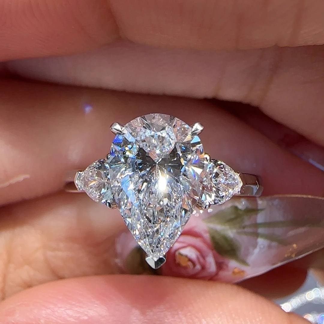 【闪购商品】实验室培育钻石18K金镶嵌@@00028107